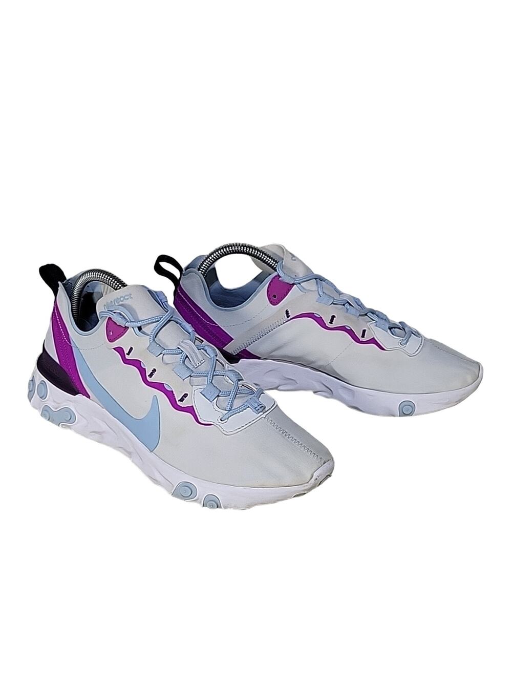 Nike Womens React Element 55 Psychic Blue Size 9.5